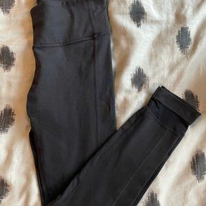 Prana Yoga Leggings w/ Mesh Ankle Detail - Size S
